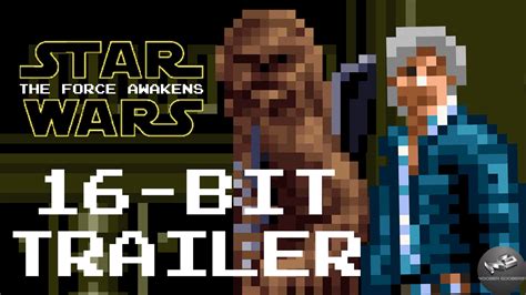 Assista ao trailer de Star Wars O Despertar da Força em versão 16 bits