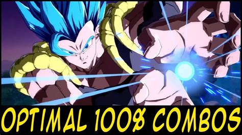 Gogeta Ssgss Optimal Tod Combos Dragon Ball Fighterz Youtube