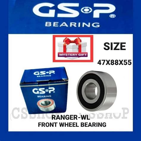 Ford Ranger Wl Old Front Wheel Bearing Gsp New Original Gsp Brake