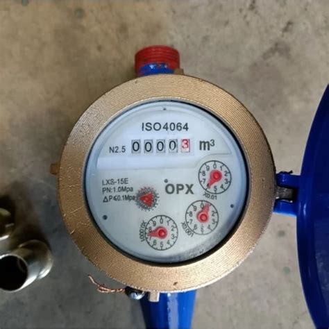 Jual Water Meter Meteran Air Bersih Inchi Bahan Besi Opx