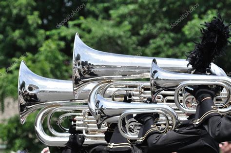 Playing Marching Tubas and Baritones in Parade Stock Photo by ©herreid 6507547