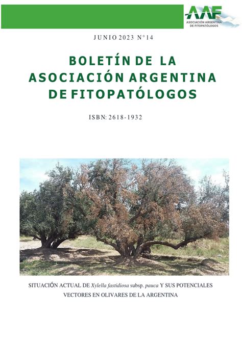 PDF SITUACIÓN ACTUAL DE Xylella fastidiosa subsp pauca Y SUS