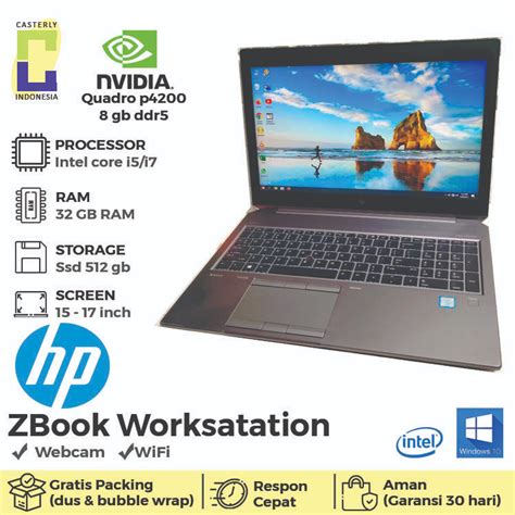 Jual Laptop Hp Zbook 17 G5 I7 Gen8 Ddr4 64 Gb Ssd 512 Gb Nvidia 17 Inch Shopee Indonesia