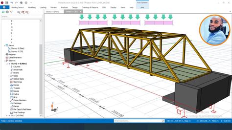 Foot Over Bridge Design In Civil Engineering Using Protastructure 2022