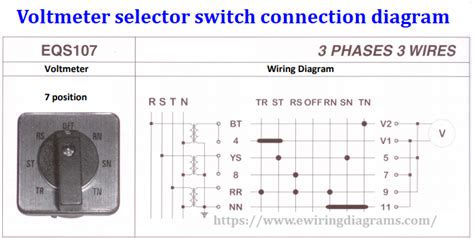 Voltage Selector Switch Wiring Diagram