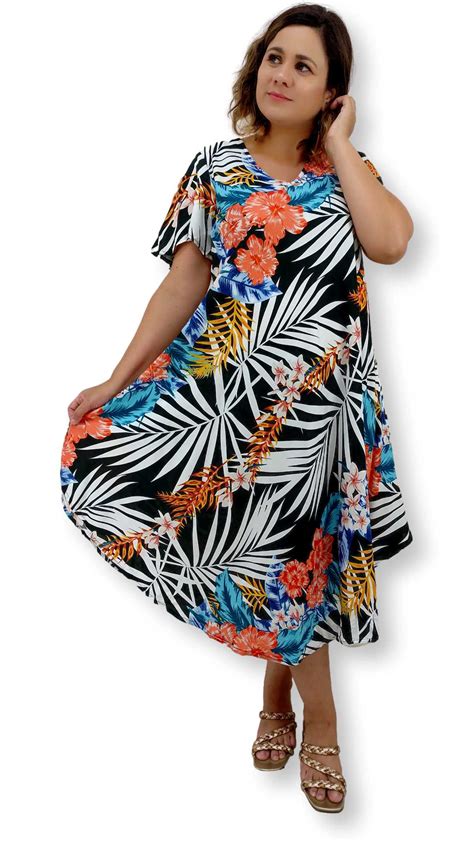 Vestido Indiano Trapézio Alça Estampa Floral Plus Size 5039 Sarat