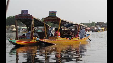 Shikara Ride On Dal Lake Srinagar Kashmir Youtube