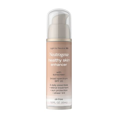 Neutrogena Healthy Skin Sheer Face Tint Foundation Enhances Complexion Spf 20 30 Light To