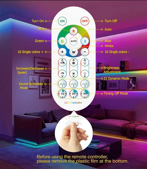 Daymeet TV Led Lights 4M TV Led Backlight Led Lights USB Powered RGB