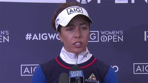 Georgia Hall Second Round Interview At The 2021 AIG Womens Open LPGA