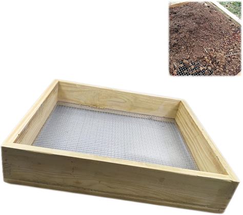 Wyccc Soil Sifter For Garden Soil Screen Wood Dirt Sifter Hand Held