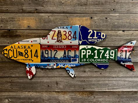 Grayling License Plate Art – Cody's Fish