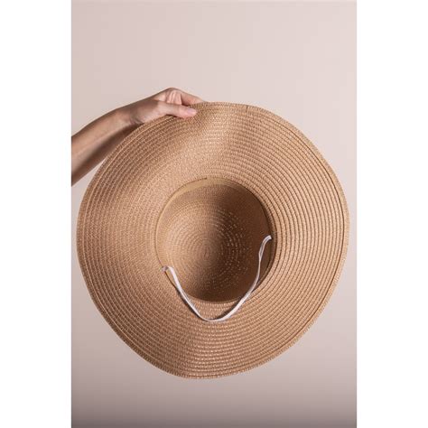 Juleeze Women S Hat Beige Paper Straw