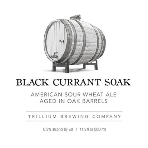 Black Currant Soak Trillium Brewing Company Untappd