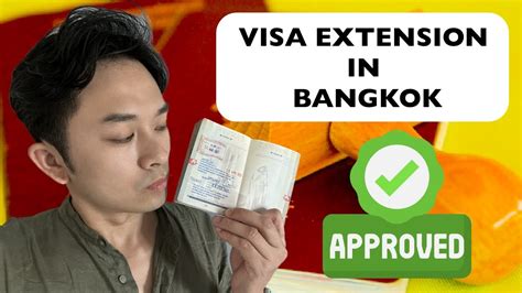 How To Extend Your Thailand Tourist Visa In Bangkok Youtube