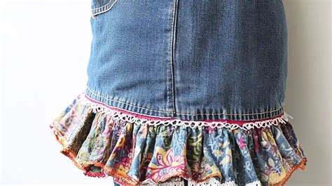 How To Sew A Denim Skirt Making A Denim Skirt With 8 Steps