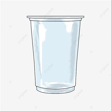 Plastic Cup Hd Transparent Plastic Cup Cartoon Design Illustration