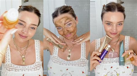 Miranda Kerr Evening Skin Care Routine Revolve Youtube