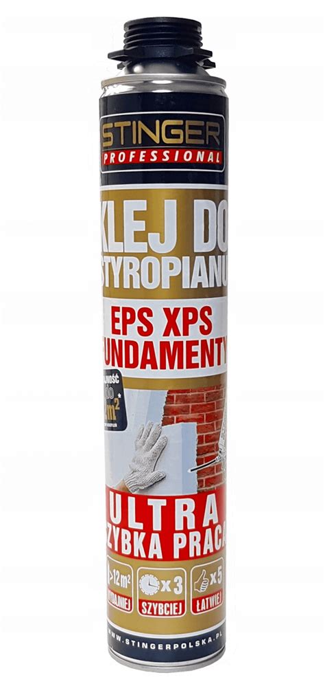 Klej Poliuretanowy Do Styropianu EPS XPS 750ml Klej XPS EPS ST MH