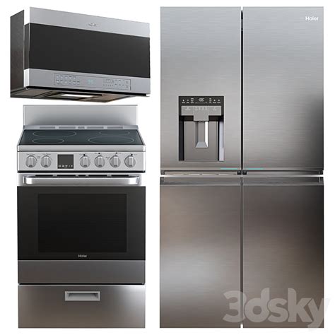 Haier Appliances Set2 - Kitchen appliance - 3D model