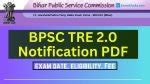 Bpsc Tre Notification Pdf Apply Online Exam Date And Eligibility