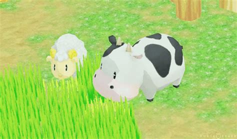 Harvest Moon Cow GIF - Harvest moon Cow - Discover & Share GIFs