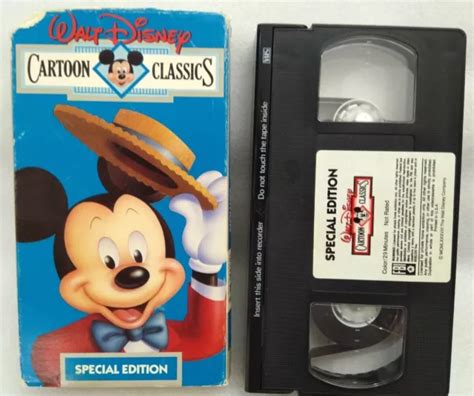 Vhs Walt Disney Cartoon Classics Special Edition Mickey And Seal Vhs 1988 Eur 1117