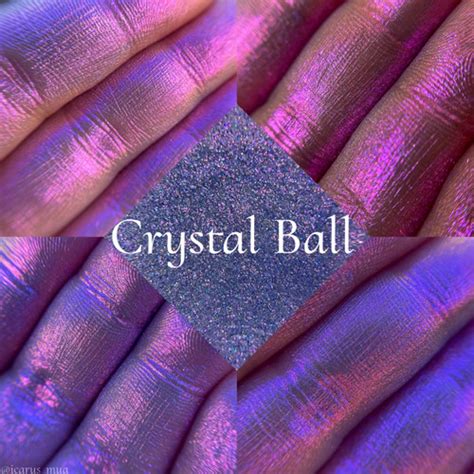hand pressed eyeshadow crystal ball pre order micka beauty shop