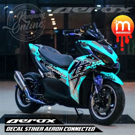 Jual Striping All New Aerox Connected 155 Full Body Motif Hayabusa