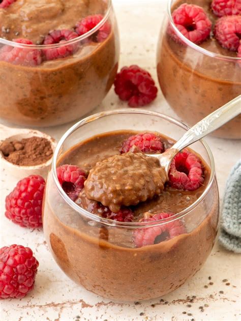 Healthy Chocolate Chia Seed Vegan Pudding Wellnessdove