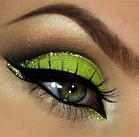 Ojos Verde Manzana Dramatic Eye Makeup Beautiful Eye Makeup Dramatic