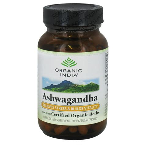 Ashwagandha Organic India 90 Cápsulas