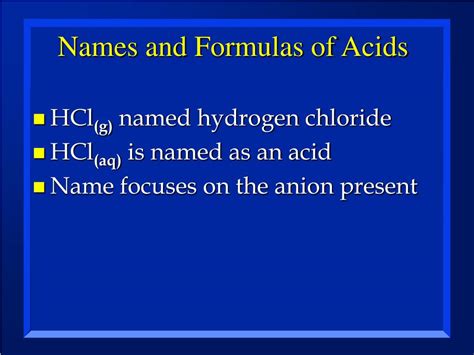 PPT - Names and Formulas of Acids and Bases PowerPoint Presentation, free download - ID:5528541