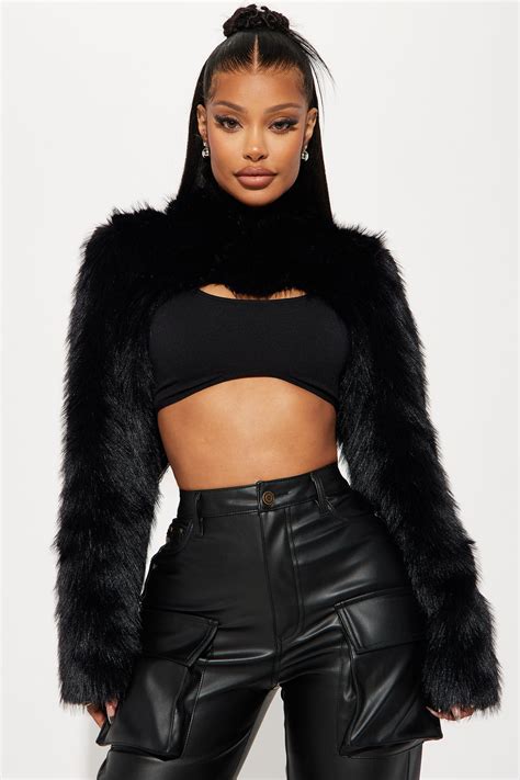 Bolero Faux Fur Jacket Shop | bellvalefarms.com