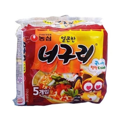 Nongshim 農心 韓國境內版 浣熊香辣海鮮烏龍麵 蝦皮購物