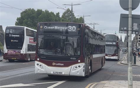 Lothian Buses Volvo B Rle Mcv Evora Sj Hoh Lothian Bus Flickr