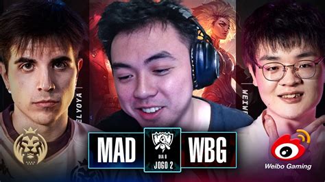 MAD Lions x Weibo Gaming Jogo 2 MD3 Worlds 2023 Fase Suíça