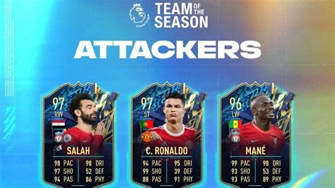 Fifa 22 Premier League Tots Team Complete List Of Players