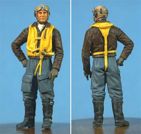 Ultracast Un Painted Wwii Luftwaffe Fighter Pilot Figure Mid Late War