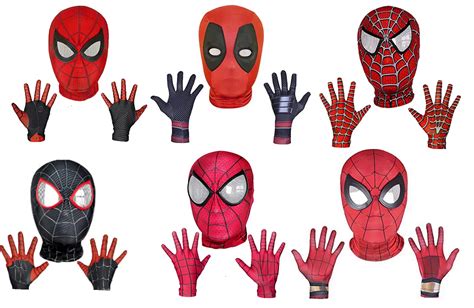 Маска тканевая Человек Паук Дэдпул: купить маски супергероев Spider Man ...