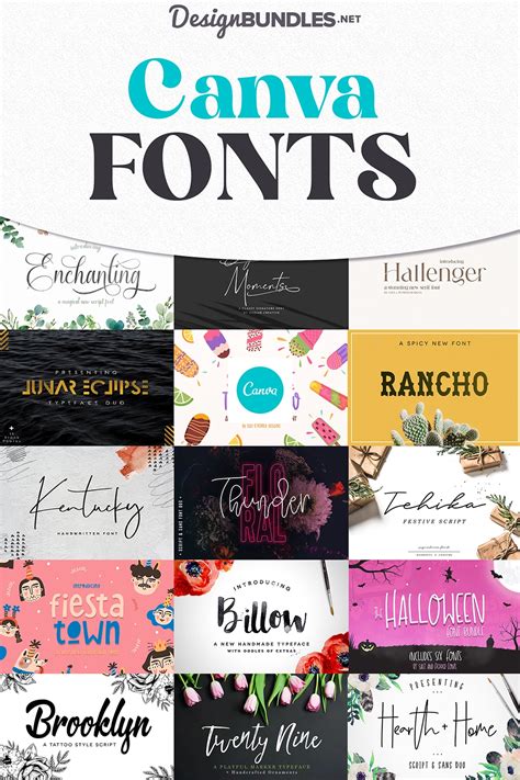 Canva Fonts Free And Premium Fonts For Canva