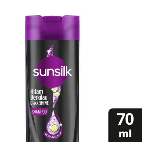 Jual Sunsilk Shampo Black Shine 70ml Shopee Indonesia