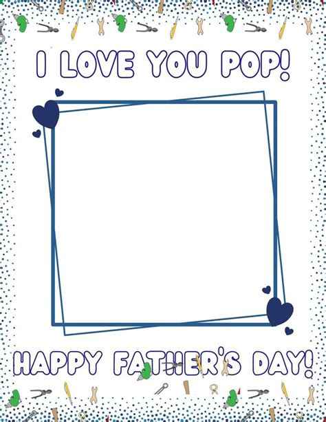 All About Pop Fathers Day T All About My Pop Printable Fathers