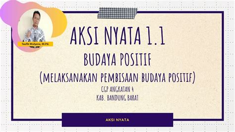 1 1a 10 AKSI NYATA Pembiasaan Budaya Positif Di Sekolah YouTube