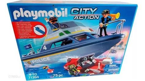 Playmobil Barco Lancha Policías City Action 71394