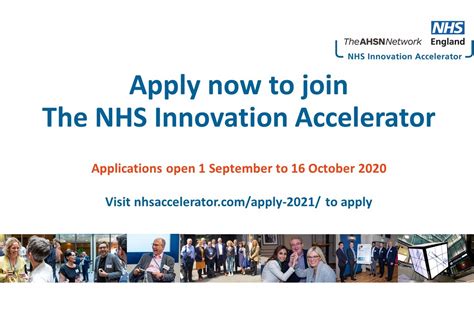 Applications For The Nhs Innovation Accelerator Are Now Open Health