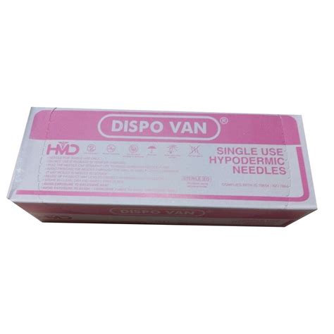 Dispo Van Single Use Hypodermic Needles At Rs Hypodermic Needles