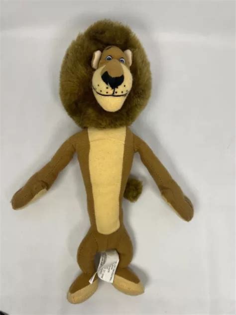 Madagascar Alex The Lion Plush Soft Toy Dreamworks Aprox