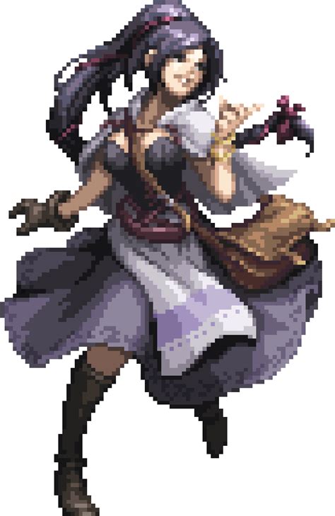 Octopath Traveler Vanessa Sprite Upscaled Render By Vigoordesigns On Deviantart