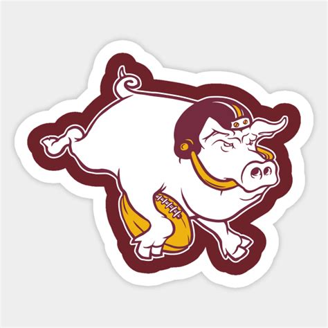 Washington Redskins Go Hogs Design - Washington Redskins - Sticker ...